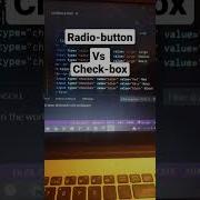 Creating Radio Button And Checkbox In Html