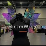 FlutterWings At Comic Con London Moving Fairy Wings App Controlled Interchangeable Wings Too