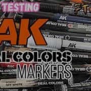 Тестирование интерактивные маркеры AK Real Color
