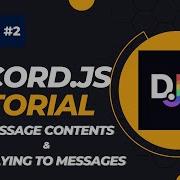 V14 Discord Bot Message Contents Simple Commands Discord JS Tutorial Episode 2