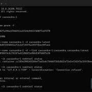 Apache Cassandra CRUD Operations Using Docker Desktop