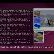 Object Recognition And Image Captioning In PyBullet Using LLM And YOLO
