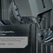 Complete Machining Of Gear Parts With Technology Cycles On NTX 2500