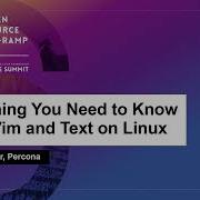 Everything You Need To Know About Vim And Text On Linux Joe Brockmeier Percona