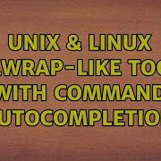 Unix Linux Rlwrap Like Tool With Command Autocompletion