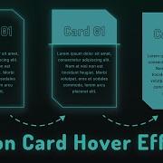 How To Make Neon Card Hover Effect In Html And Css Awesome Card Hover Effect Css Css3 Webdev