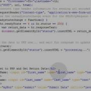 Ajax Tutorial Post To Php File XMLHttpRequest Object Return Data JavaScript