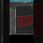 Using Linked XForm In 3ds Max To Link Window Movement With Wall Opening Shorts 3dsmax LinkedXForm