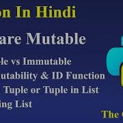 List Mutability In Python Lists Are Mutable Mutable Vs Immutable Updating List In Python L3
