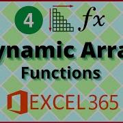 Dynamic Array Functions EXCEL 365 SORT SORTBY UNIQUE FILTER New Functions In EXCEL365