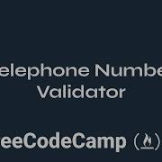 Telephone Number Validator FreeCodeCamp JavaScript Projects