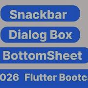 Ep 19 Flutter Snackbar Dialogbox And BottomNavigation Deep Dive 2026 Flutter Bootcamp