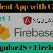 Students App Part 1 AngularJS CRUD With Firebase NoSQL Database