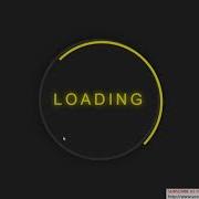 Glowing Loader Ring Animation Pure CSS Animation Effects How To Create CSS3 Spinning Preloader
