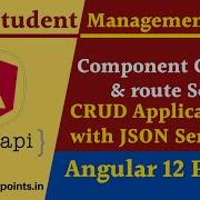 3 Angular Routing Setup Angular Project Student Management With JSON Server