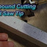 Compound Cutting Scroll Saw Tip Hint