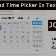 How To Add Date And Time Picker To An Input Field Using JQuery