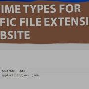 How To Set MIME Types For Specific File Extensions Via Htaccess In Website PHP HTML WordPress
