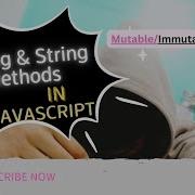 String String Methods In JavaScript Immutable Or Mutable