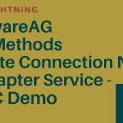 SoftwareAG WebMethods Update Adapter Connection Name In The JDBC Adapter Service JDBC WmART