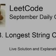 Daily Leetcode 1271 Sep 23 2023 1048 Longest String Chain