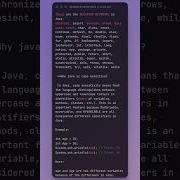 Reserved Keywords In Java Part 2 Javakeywords Keywords Java Javatutorial Coding Viral Shorts