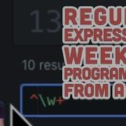 Live Stream 60 Week 2 Of Programming From A To Z Regular Expressions
