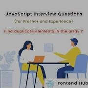 How To Find Duplicate Elements In Array JavasSript In Tamil