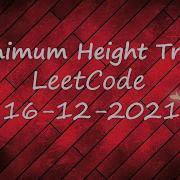 Minimum Height Trees LeetCode