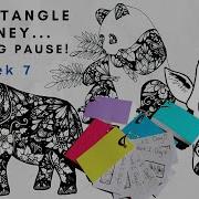 Zentangle Week 7 Doodle Patterns Challenge Fail Space Fillers Geometric Block Brick