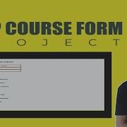 JAVASCRIPT Course Project Based Learning Oop Course Form Using Javascript