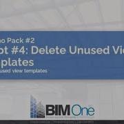 Dynamo Pack Delete Unused View Templates