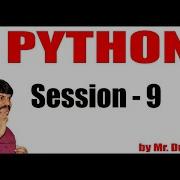 Python Tutorials Session 9 02 02 2021 6 PM By Durga Sir