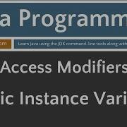 Learn Java Programming Public Access Applied To An Instance Variable