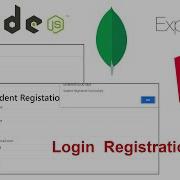 Login Registration Form Using Node Js Angular Express Js MongoDB