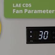 Setting Fan Parameters On LAE CD5 Digital Controller