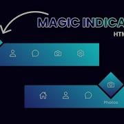 Magic Navigation Menu Indicator Using HTML CSS And Javascript Effects 02