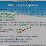 Lecture 22 B XML Namespaces XML Databases XML Enabled Database Native XML Database