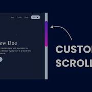 How To Create Custom Scrollbar Using CSS In Just 2 Minutes Website Scrollbar Design