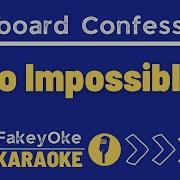 Dashboard Confessional So Impossible Karaoke