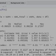 Multiple Linear Regression Using R Studio Aug 2022