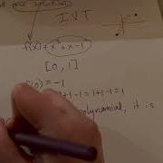 Intermediate Value Theorem Show Function Has At Least One Solution CALCULUS