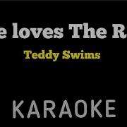 Teddy Swims She Loves The Rain Karaoke Guitar Instrumental