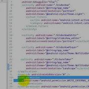 Lesson13 02 Reviewing The AndroidManifest Xml File