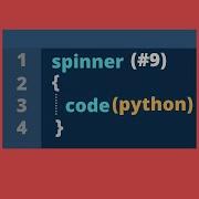 FIDGET SPINNER IN PYTHON WITH SOURCE CODE