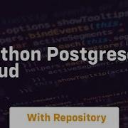 Python Postgresql Crud