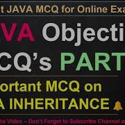 Java Objective MCQ S On Inheritance Java Multiple Choice Questions For Online Exams Part 2
