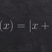 Graphing An Absolute Value Equation With Horizontal Shift