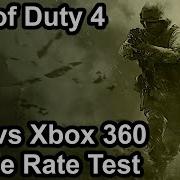 Call Of Duty 4 Modern Warfare PS3 Vs Xbox 360 Frame Rate Test