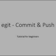 Egit Commit And Push
